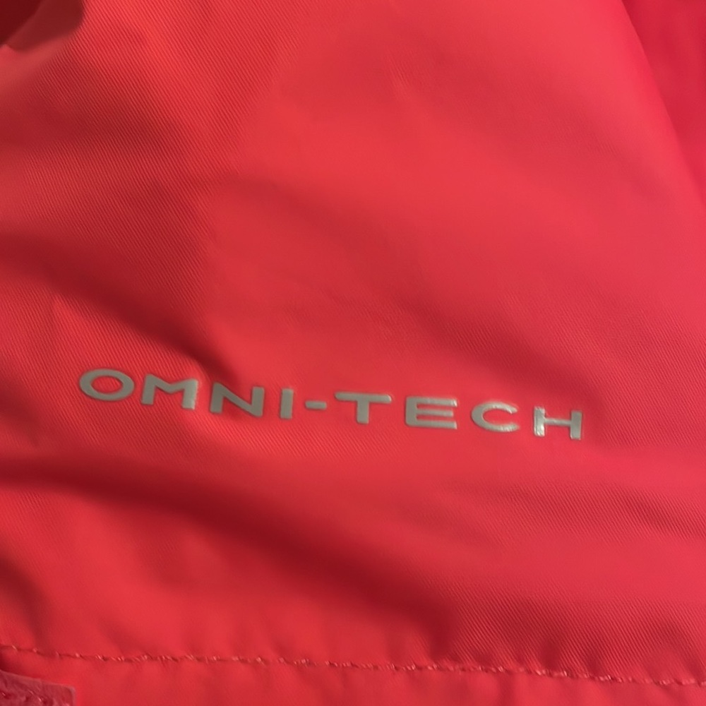 EUC Girls Columbia raincoat Omni Tech size 10/12 - Picture 5 of 5